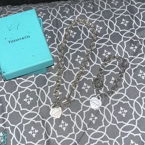 Tiffany necklace and bracelet